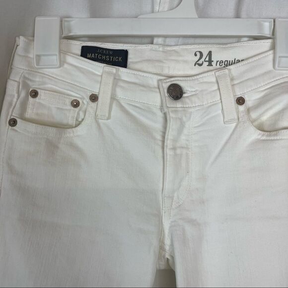J Crew matchstick white jeans - Picture 4 of 5